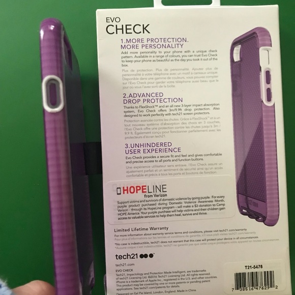 Iphone 7 purple case - Picture 4 of 4
